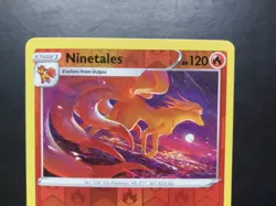 Pokemon - Ninetales 025/192 Rare Reverse Holo Sword & Shield Rebel Clash - Image 2