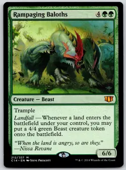 Rampaging Baloths - Commander 2014 C14- MTG - LP Magic - 212 M - Image 1