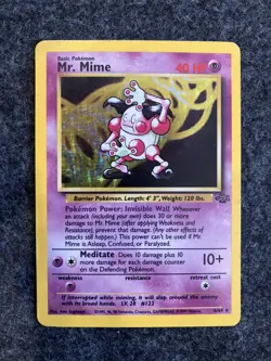 Pokemon TCG - Mr. Mime (6/64) Jungle - Holo - LP - Image 1