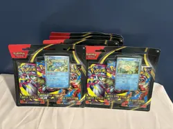 6x Pokemon Mega Evolution 3-Pack Blister |2x Psyduck, 4x Golduck| NEW SEALED LOT - Image 1