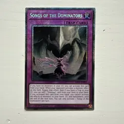 RA05-EN081 Songs of the Dominators Starlight Rare 1st Ed YuGiOh - Image 1