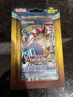 Yu-Gi-Oh! TCG 25th Anniversary 2 Pack Sealed Legend of Blue Eyes White Dragon - Image 1