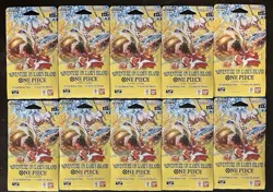 One Piece OP-15 Adventure On Kami's Island Sleeved Booster Pack Lot Of 10 Sealed - Image 1