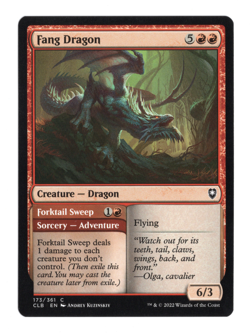 MTG-Fang Dragon-Battle for Baldur's Gate-173-Near Mint-NonFoil - Image 1
