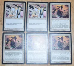 MTG 6x White Rare Sorcery Resurrection & Balancing Act - Image 2