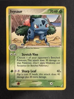 Pokemon Ivysaur 35/100 EX Crystal Guardians Uncommon Regular - Image 1