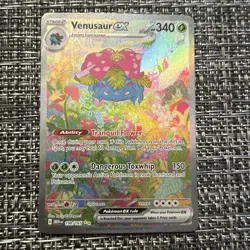 Pokemon Venusaur ex 198/165 Sv: Scarlet & Violet 151 Special Illustration Rare - Image 1