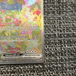 Pokemon Venusaur ex 198/165 Sv: Scarlet & Violet 151 Special Illustration Rare - Image 4