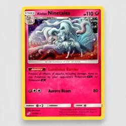 Alolan Ninetales 111/181 SM - Team Up Holo Holo Rare Pokemon TCG NM - Image 1