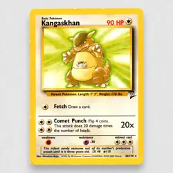 Kangaskhan 026/130 Base Set 2 Rare Pokemon TCG - Image 1