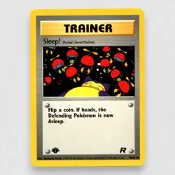 Sleep! (Rocket's Secret Machine) 79/82 Team Rocket 1st Edition Common Pokemon - Image 1