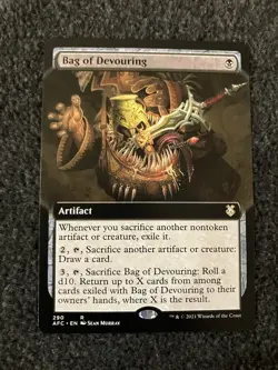 Magic The Gathering MTG - Bag of Devouring (Extended Art) - AFR - Image 1