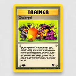 Challenge! 74/82 Team Rocket 1st Edition Uncommon Pokemon TCG - Image 1