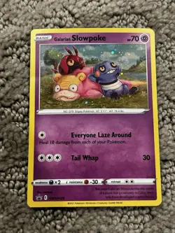 Pokemon Galarian Slowpoke SWSH126 Holo 2021 Nintendo English Lot of 2 - Image 2