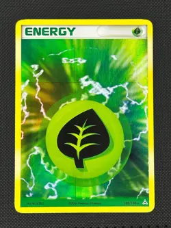 Grass Energy 105/110 Holo Rare Holon Phantoms Pokemon Lightly Played - Image 1