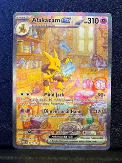 Alakazam ex 201/165 Pokemon 151 Scarlet & Violet Special Illustration Rare (C) - Image 1