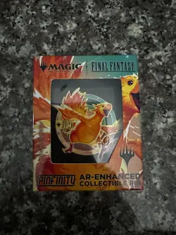 MTG Pinfinity Final Fantasy Exclusive Ar Enhanced Pin Badge Chocobo Racing Promo - Image 1