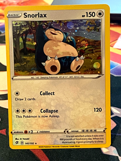 Pokemon Snorlax Rebel Clash 141/192 -Holo - Image 1
