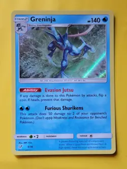 Pokemon Greninja 9/18 Detective Pikachu Holo | NM - Image 1
