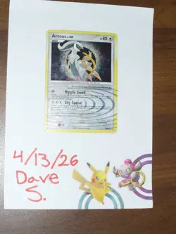 Colorless Normal Arceus AR5 Arceus Set Holo 2009 Pokemon TCG Single MP - Image 2