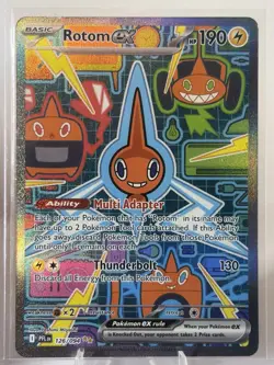 Pokemon Rotom Ex 126/094 Me02: Phantasmal Flames Full Art Holo Special Rare - Image 1