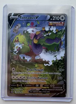 Pokemon Tornadus V Full Art Ultra Rare Holo 185/198 Chilling Reign - M NM - Image 1
