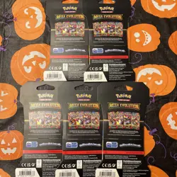 Pokemon Mega Evolution Sleeved Booster Packs lot of 5 English - Image 2
