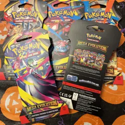 Pokemon Mega Evolution Sleeved Booster Packs lot of 5 English - Image 3