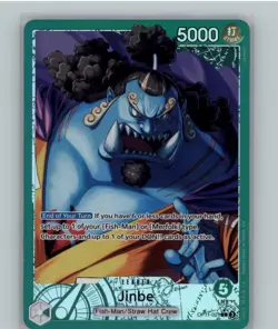 Jinbe OP11-021 Leader One Piece Card Game NM - Image 1
