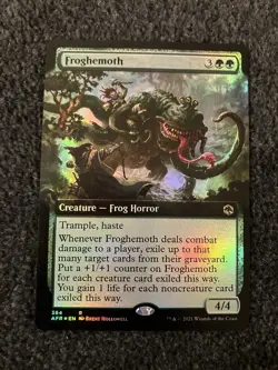 Magic The Gathering MTG - Froghemoth (Extended Art) Foil - AFR - Image 1