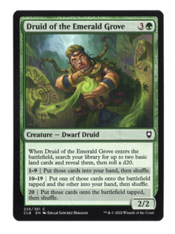MTG-Druid of the Emerald Grove-Battle for Baldur's Gate-226-Near Mint-NonFoil - Image 1
