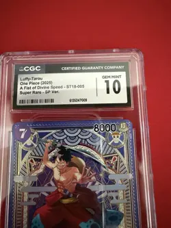CGC 10 Luffy-Tarou ST18-005 SP One Piece Card - Super Rare - Image 4