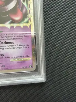 Gengar Prime 94/102 Pokemon Card Holo Ultra Rare Triumphant HGSS Nintendo PSA 9 - Image 5
