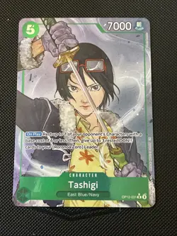 One Piece Tashigi Alt Art English Card Game Legacy of the Master OP12-031 R - Image 1