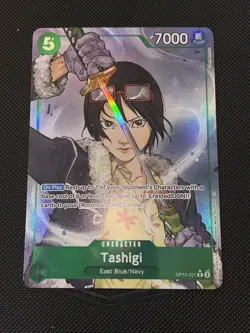 One Piece Tashigi Alt Art English Card Game Legacy of the Master OP12-031 R - Image 2
