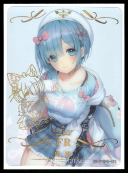 Rem Re:Zero Waifu Anime Card Goddess Story CCG - Image 1