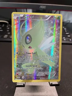 Pokemon TCG Mythical Celebi XY111 Full Art Black Star Promo Card - Image 1