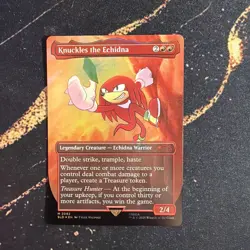 Knuckles the Echidna (Rainbow Foil) Secret Lair Drop Foil - Image 1