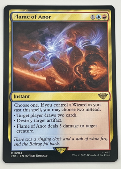 MTG Flame of Anor LTR #203 Lord of the Rings Magic Tales of Middle-Earth LOTR - Image 1