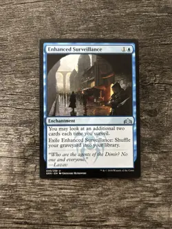 MTG 1x Enhanced Surveillance x1 LP Guilds of Ravnica - Image 1
