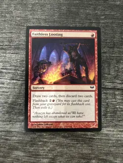 MTG 1x Faithless Looting x1 LP Dark Ascension - Image 1