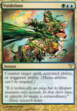 Voidslime - Foil Magic mtg Heavy Play, English Dissension x1 - Image 1