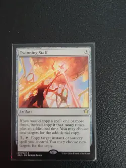 Twinning Staff Commander 2020 MtG NM Magic - Image 1