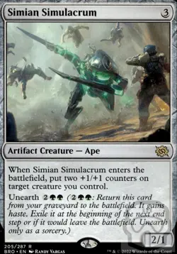 Simian Simulacrum 205 R The Brothers' War Magic: The Gathering NM/M - Image 3