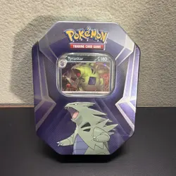 Tyranitar Triple Whammy Collectors Tin - Pokemon TCG - Factory Sealed - Image 1