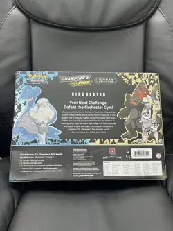Pokemon TCG Champion's Path Circhester Pin Box 5 Booster Packs.. - Image 2