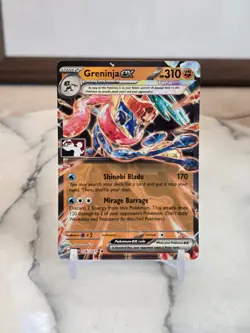 Pokemon TCG Greninja ex 106/167 Prize Pack Series Cards Holo NM - Image 1