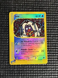 2002 Pokemon Jynx 83/165 Expedition Reverse Holo E-Reader Vintage WOTC NM - Image 1