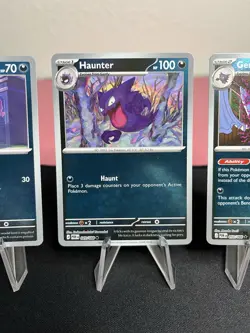 Gastly 048 Haunter 049 Gengar 050 Pokemon Perfect Order Set Reverse Holos - MINT - Image 3