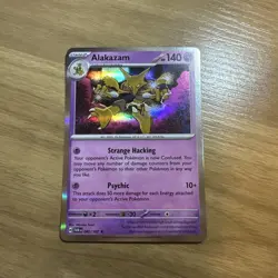 Alakazam Cosmos Holo Twilight Masquerade Pokemon TCG 82/167 MINT - Image 1